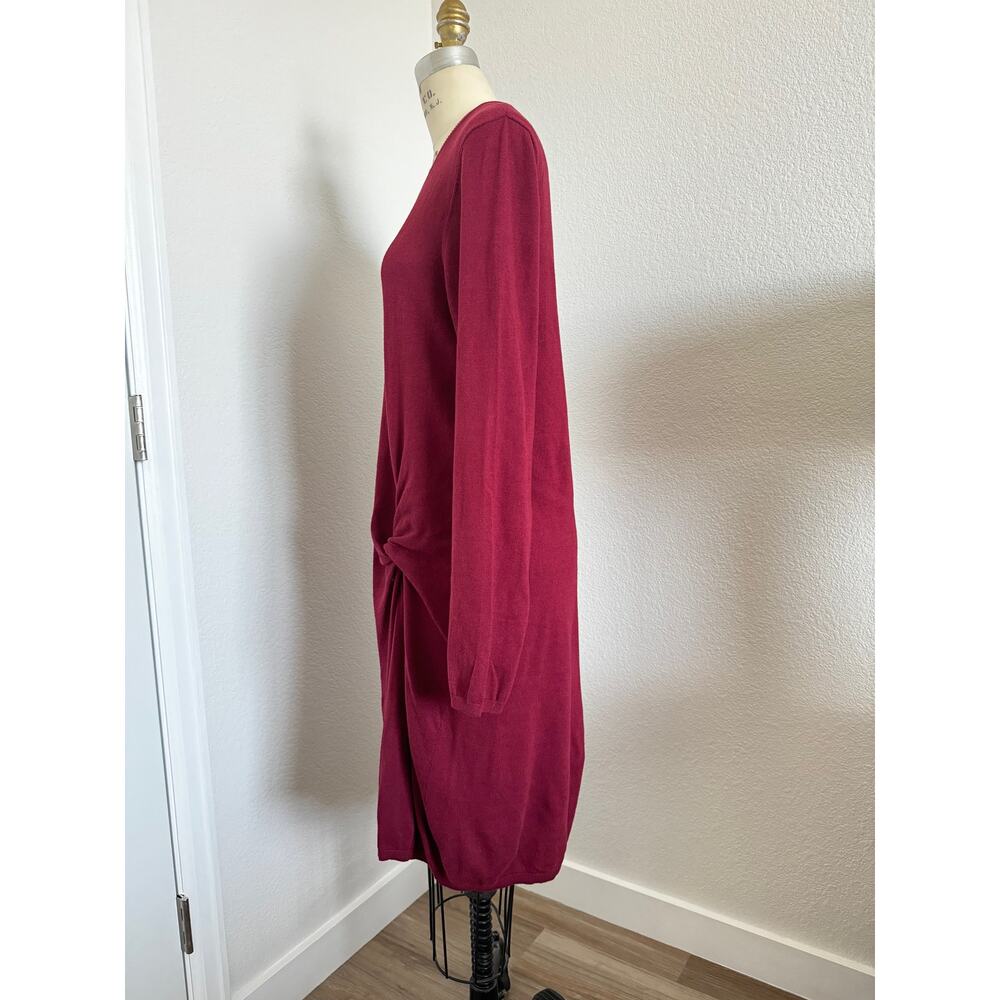 Max Studio | Knit Sweater Dress with Knot Detail size XL - Picture 2 of 6